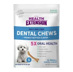 Health Extension Peanut Butter Flavor Dental Chews For Dogs