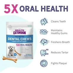Health Extension Peanut Butter Flavor Dental Chews For Dogs