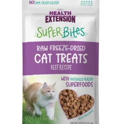 Health Extension SuperBites Freeze-Dried Raw Beef Recipe Cat Treats, 0.75-oz