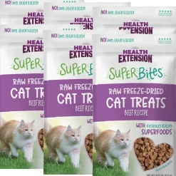 Health Extension SuperBites Freeze-Dried Raw Beef Recipe Cat Treats, 0.75-oz