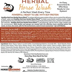 Healthy HairCare Herbal Horse Wash Horse Shampoo (32 oz)