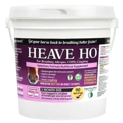 Heave Ho for Allergies, COPD & Coughing in Horses with Sugar-Free Apple