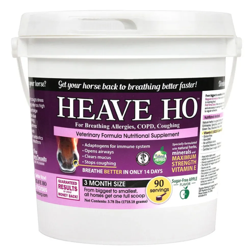 Heave Ho for Allergies, COPD & Coughing in Horses with Sugar-Free Apple