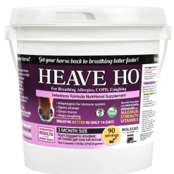 Heave Ho for Allergies, COPD & Coughing in Horses with Molasses