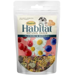 Higgins Habitat Natural Snack Flowers & Berries Treats For Small Animals (3.5oz)