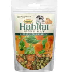 Higgins Habitat Natural Snack Carrots Peas & Greens Treats For Small Animals (3.5oz)