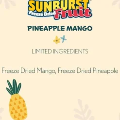 Higgins Sunburst Freeze Dried Fruit Pineapple Mango Treats For Birds 0.5 oz