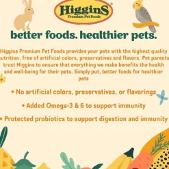 Higgins Sunburst Fruits & Veggies Small Treats For Birds 3 oz