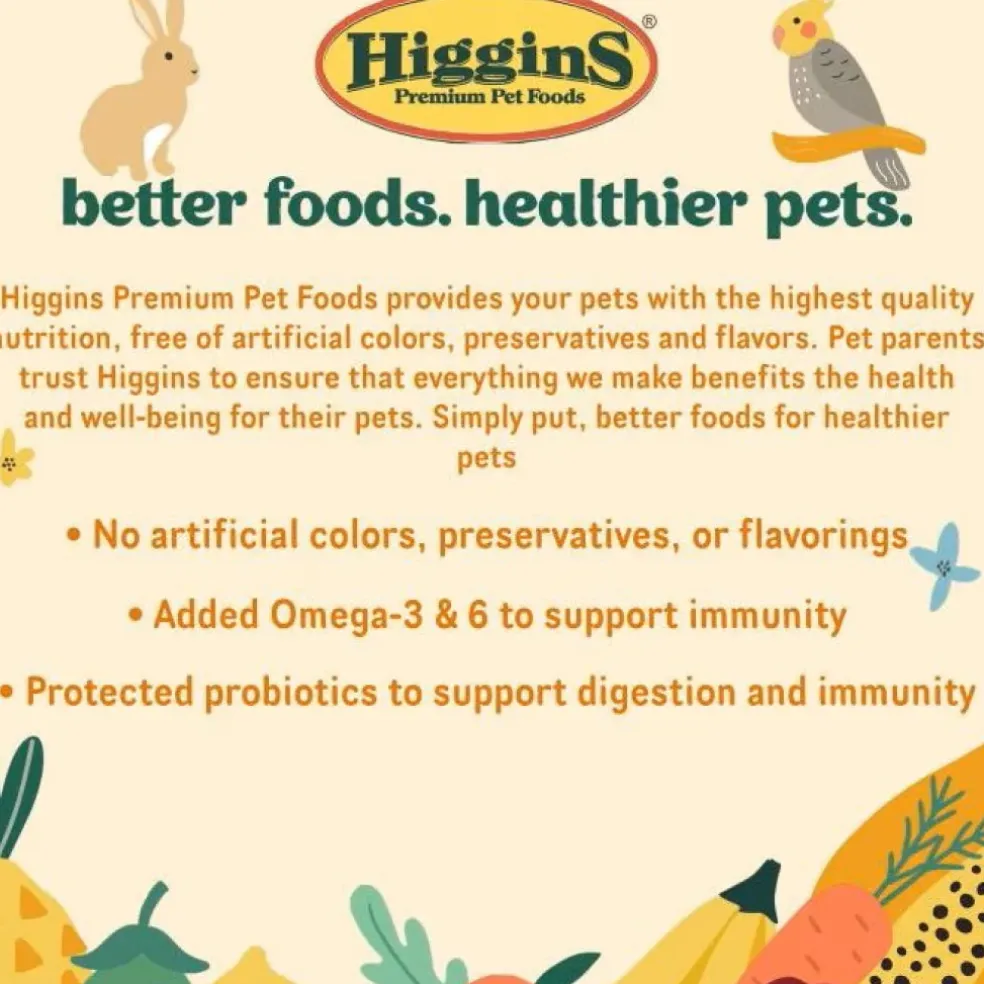 Higgins Sunburst Fruits & Veggies Small Treats For Birds 3 oz