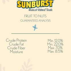 Higgins Sunburst Fruit To Nuts Treats For Birds 5 oz