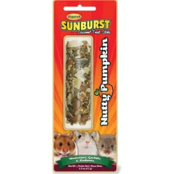 Higgins Sunburst Treat Sticks Nutty Pumpkin Treats For Hamster Gerbil & Rodent (2.5 oz)
