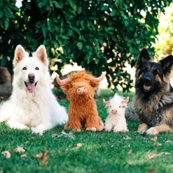 Highland Cow Toy for Dogs, Assorted Colors