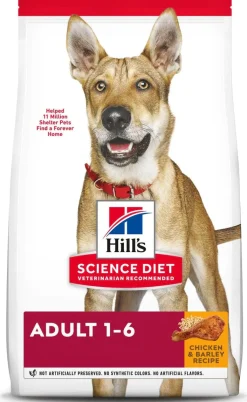 Hill's Science Diet Adult Dry Dog Food Chicken & Barley Recipe