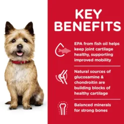 Hill's Science Diet Adult Healthy Mobility Small Bites Chicken Meal, Brown Rice & Barley Recipe Dry Dog Food