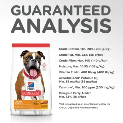 Hill's Science Diet Adult Light Dry Dog Food, Chicken Meal & Barley, 30 lb Bag