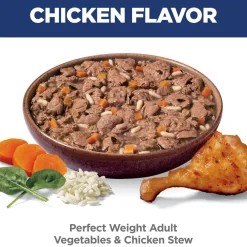 Hill's Science Diet Adult Perfect Weight Vegetables & Chicken Stew Recipe Wet Food For Cats (2.8 oz x 24 pouches)