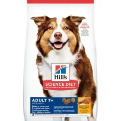 Hill's Science Diet Senior 7+ Dry Dog Food, Chicken Meal, Barley & Brown Rice Recipe, 5 lb Bag