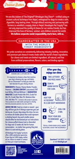 Himalayan Pet Supply Himalayan Dog Chew with Peanut Butter
