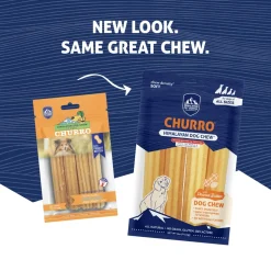 Himalayan Pet Supply yakyCHURRO with Peanut Butter Dog Chews (4 ct)