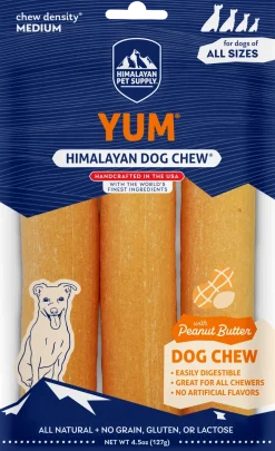 Himalayan Pet Supply yakyYUM with Peanut Butter Dog Chews