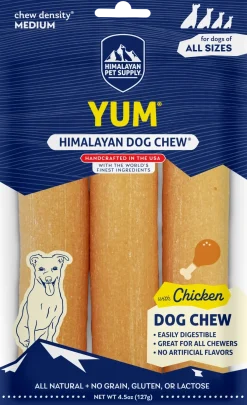 Himalayan Pet Supply yakyYUM with Chicken Dog Chews