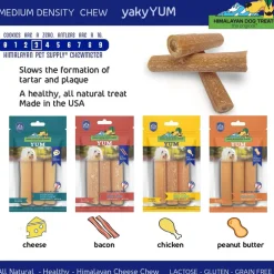 Himalayan Pet Supply yakyYUM Cheese Dog Chews (4 ct)