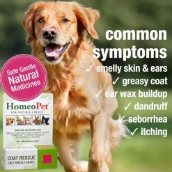 HomeoPet Coat Rescue Only Smelly Coats for Small Animals, 15-ml