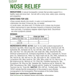 HomeoPet Feline Nose Relief For Cats (15 ml)