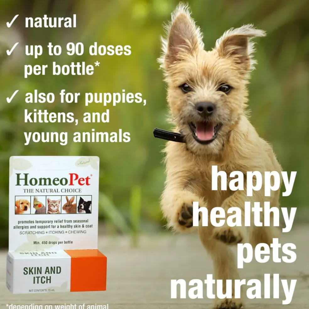 HomeoPet Skin & Itch Relief For Cats & Dogs (15 ml)