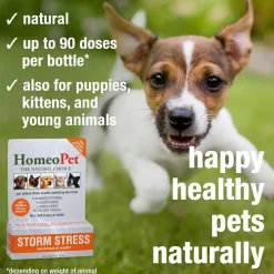 HomeoPet Storm Stress for Small Animals, 15-ml