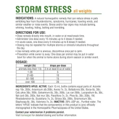 HomeoPet Storm Stress for Small Animals, 15-ml
