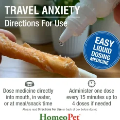 HomeoPet Travel Anxiety for Pets (15 ml)