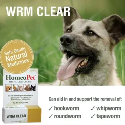 HomeoPet WRM Clear for Pets, 15 ml