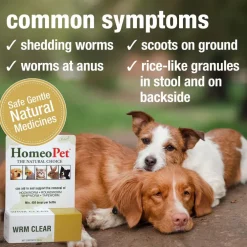 HomeoPet WRM Clear for Pets, 15 ml