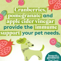 Honest To Goodness Buddy Boost Cranberry & Pomegranate Immune Support Treats For Dogs (8 oz)