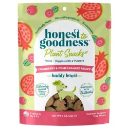 Honest To Goodness Buddy Boost Cranberry & Pomegranate Immune Support Treats For Dogs (8 oz)