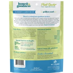 Honest To Goodness Golden Years Blueberry & Carrot Senior Care Treats For Dogs (8 oz)