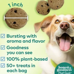 Honest To Goodness Golden Years Blueberry & Carrot Senior Care Treats For Dogs (8 oz)