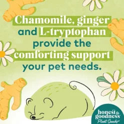 Honest To Goodness Good Vibes Chamomile & Ginger Recipe Comforting Treats For Dogs (8 oz)