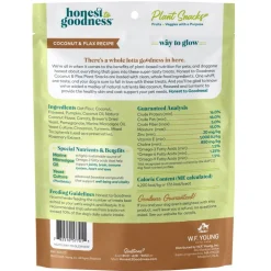 Honest To Goodness Way to Glow Coconut & Flax Recipe Skin & Coat Treats For Dogs (8 oz)