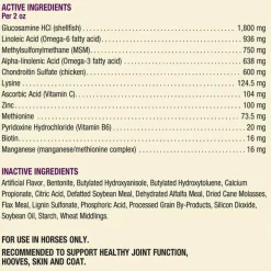 Horse Health Products Joint Combo Hoof & Coat 3-in-1 Apple Flavor Pellets Horse Supplement