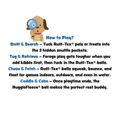 HuggleHounds HuggleSnuffles SnuffleSphere Puzzle Ball for Dogs