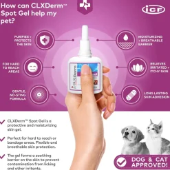 ICF CLXDerm Spot-on Gel for Dogs & Cats, 100-ml