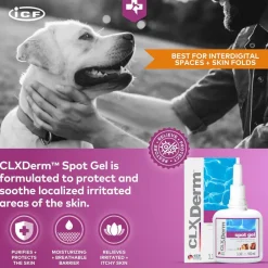 ICF CLXDerm Spot-on Gel for Dogs & Cats, 100-ml