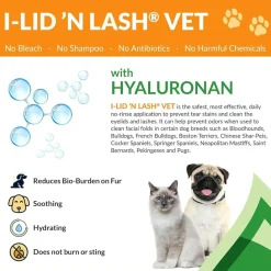 I-Lid 'n Lash Hygiene Vet Gel Pump, 50-ml