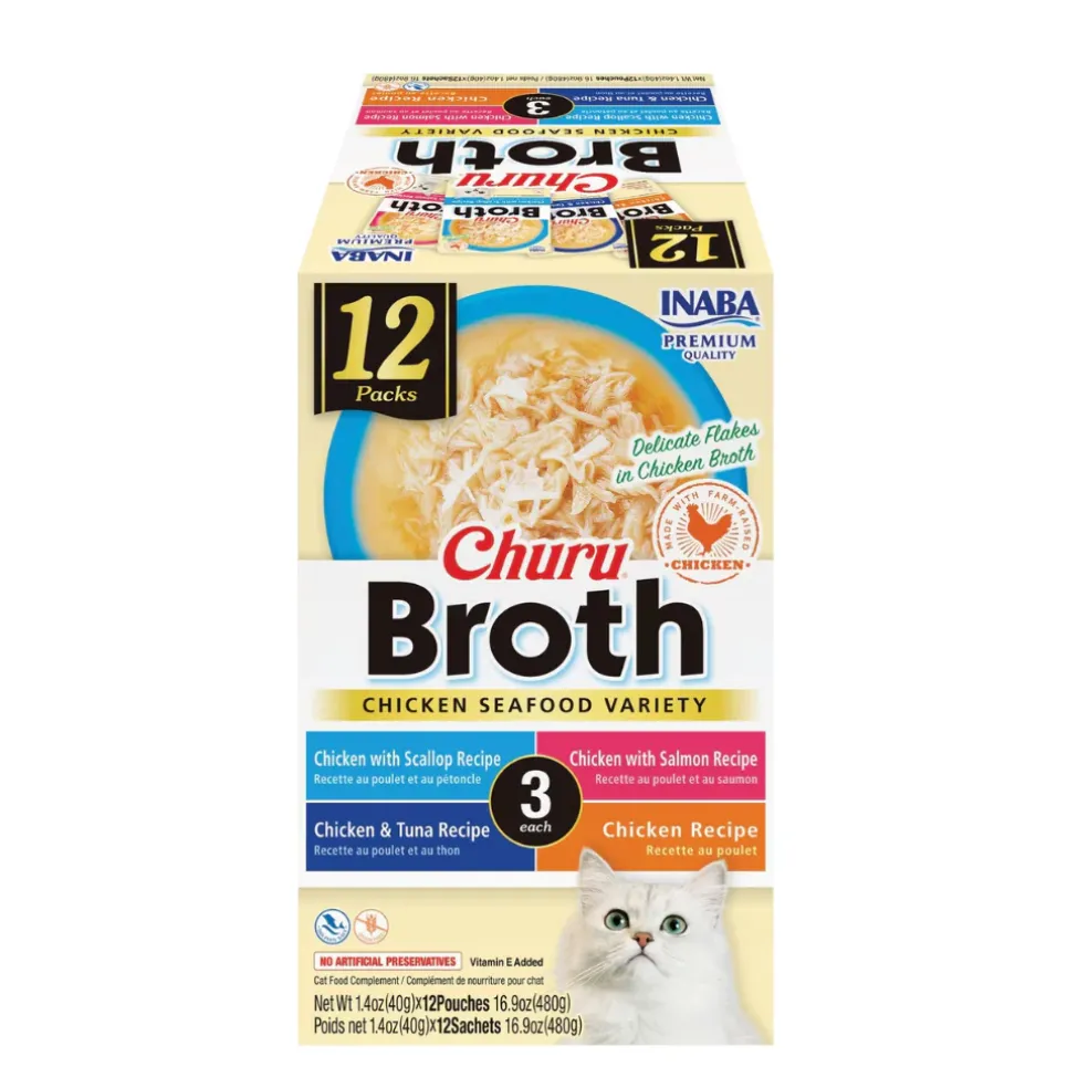 Inaba Churu Broth (1.4 oz x 12 pouches)