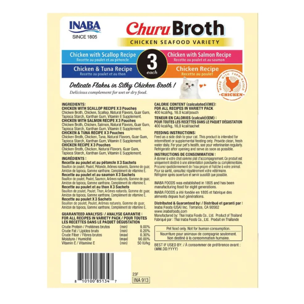 Inaba Churu Broth (1.4 oz x 12 pouches)