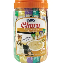 Inaba Churu Chicken Variety Pack Grain-Free Lickable Treat for Cats