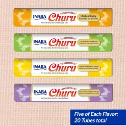 Inaba Churu Chicken Variety Pack Grain-Free Lickable Treat for Cats