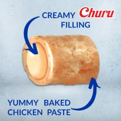 Inaba Churu Fun Bites Chicken Recipe Wraps Soft & Moist Cat Treats (3 packs)